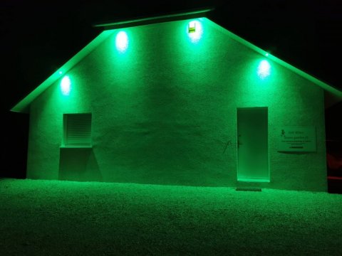 Installation luminaires en exterieur sur Vignieu